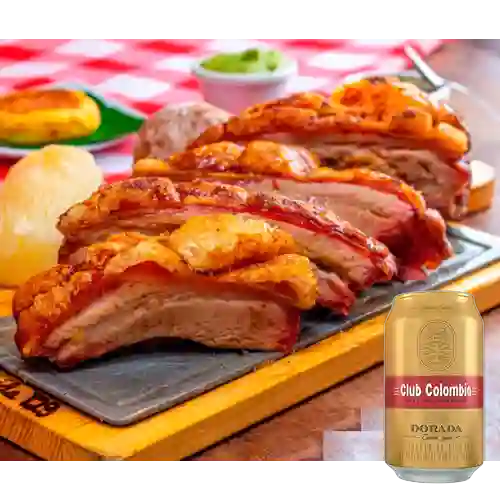 Combo Mamona de Cerdo + Club col. Dorada Lta 330ml