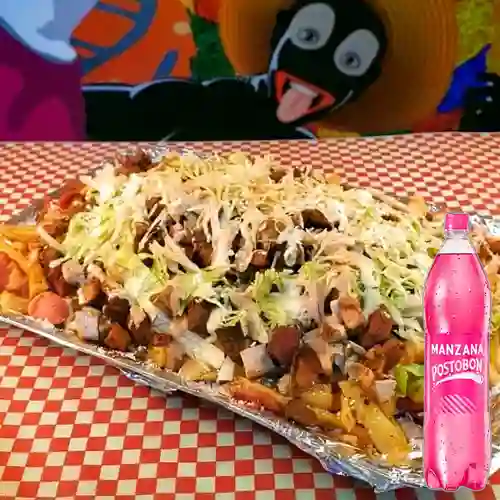 Combo Mr Mega Especial + Postobón Manzana 1.5 L
