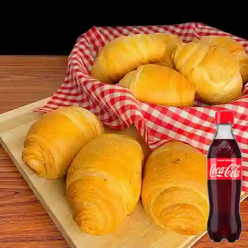 Combo Pan Queso + Coca-Cola Sabor Original 400 ml