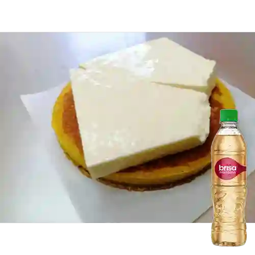 Combo Arepa Chocolo c/ Cuajada + Brisa Manzana 600ml