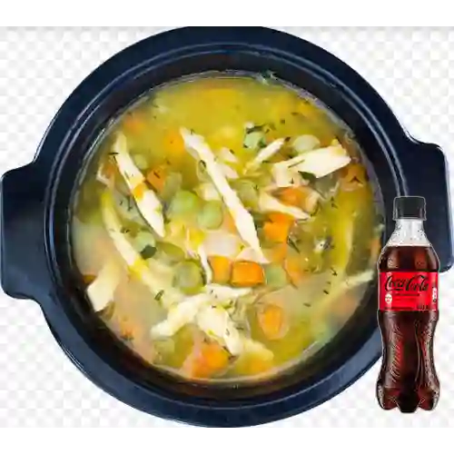 Combo Sopa de Campo + Coca Cola 250 ml