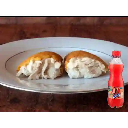 Combo Empanada de Pollo + Hit Tropical 500 ml