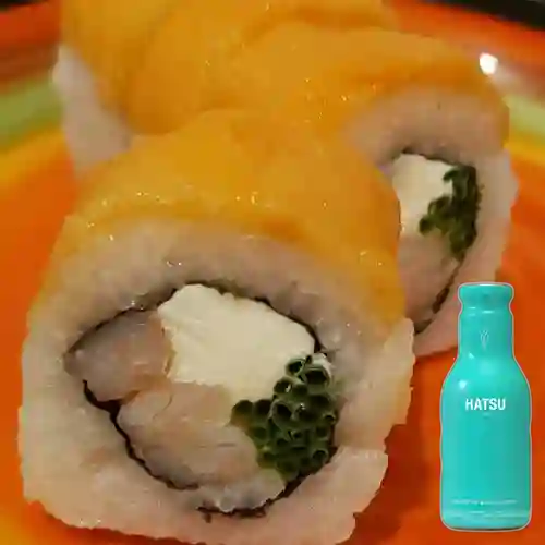 Combo Roll en Salmón 1 + Hatsu Azul 400 ml
