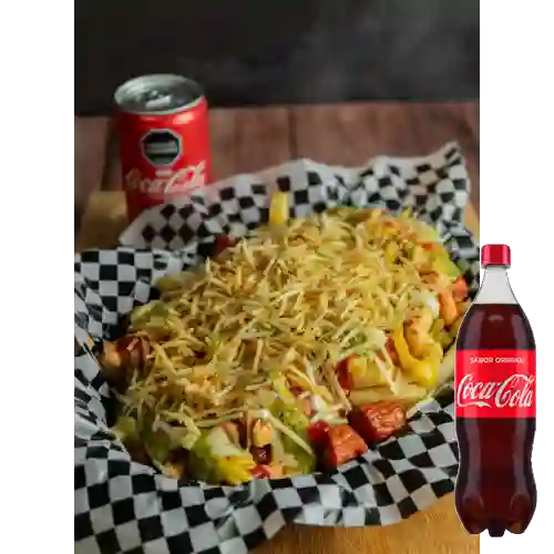 Combo Salchipapa Naspi +Cocacola Orig 1.5l