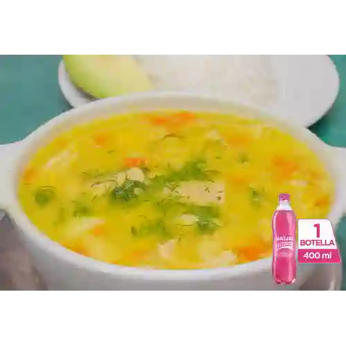 Combo Sopa de Mondongo + Postob��n Manzana 400 ml