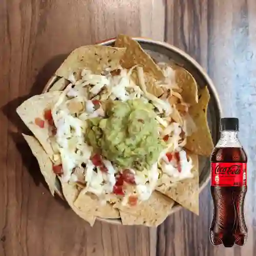 Combo Nachos (C/ 2 Carnes) + Cocacola S/az 400ml