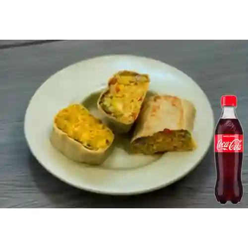 Combo Burrito Mixto + Coca-Cola Sabor Original 400 ml