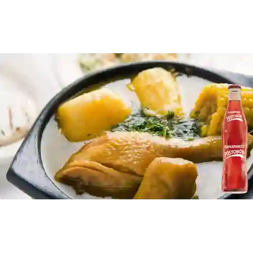 Combo Sancocho de Gallina + Tamarindo Postobón 350 ml
