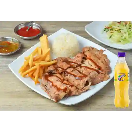 Combo Planchita de Cerdo + Quatro Original 400ML