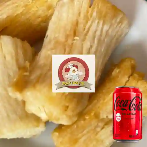 Combo Yuca Frita + Coca Cola Sin Azúcar 330ML