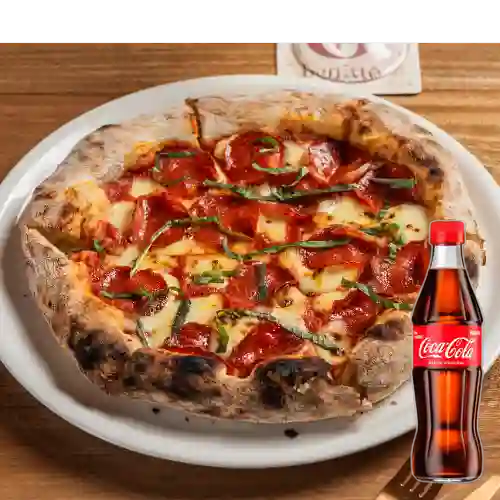 Combo Pizza Diavola + Coca Cola Original 300ML