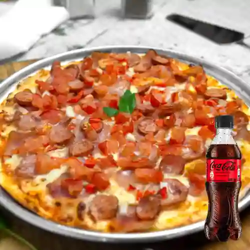 Combo Pizza Mixta + Coca Cola Sin Azúcar 400 ml