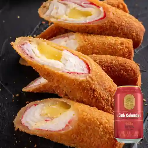 Combo Cheese Kani + Club col. Roja Lta 330ml