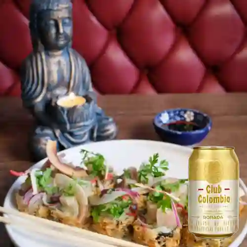 Combo Yusha Roll ganador Sushi Fest 2025 + Club Cola Dorada