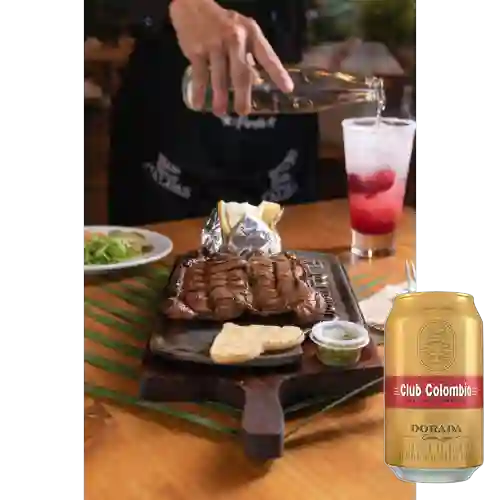 Combo Punta de Anca + Club col. Dorada Lta 330ml