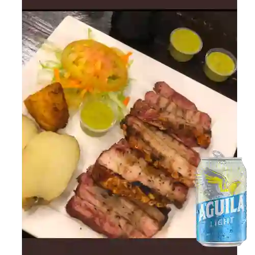 Combo Panceta Barril + Aguila Light 355 ml