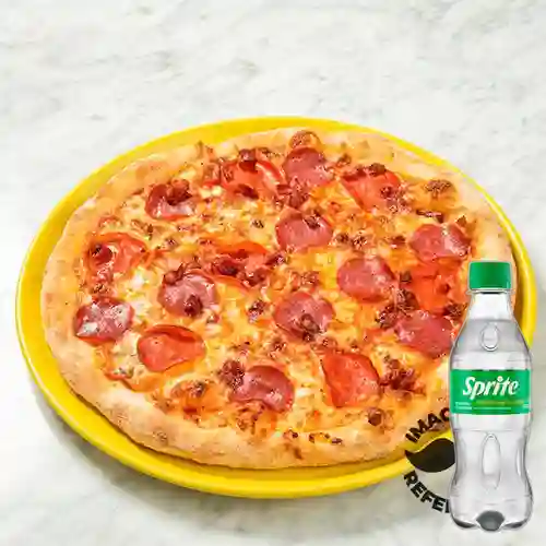 Combo Pizza Kau Personal + Sprite Original 250ml