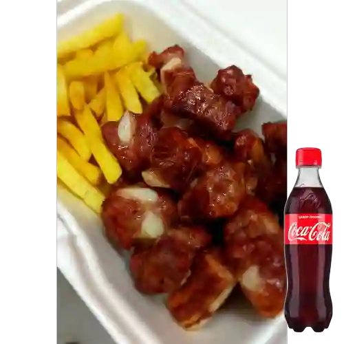 Combo Costilla Ahumada + Coca-cola 400 ml