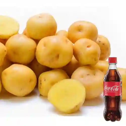 Combo Papa Criolla + Coca Cola Original 600ML