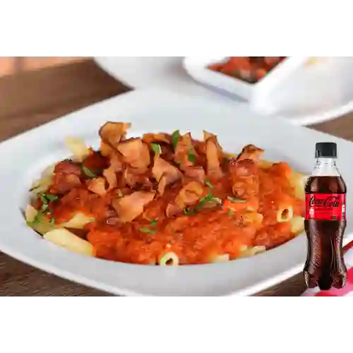 Combo Pasta Ammatriciana + Coca Cola Sin Azúcar 400 ml