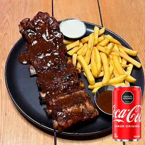 Combo Costillas + Coca Cola Original 235 ml