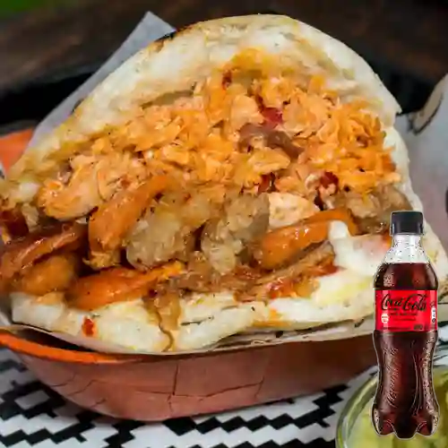 Combo Arma Tu Arepa + Coca Cola Sin Azúcar 400 ml