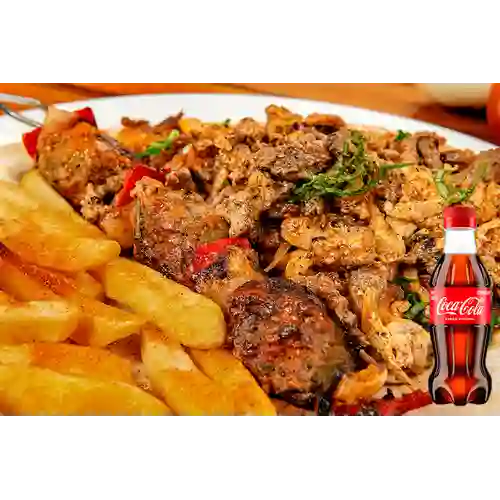 Combo Mixto de Carnes + Coca Cola Original 250ML