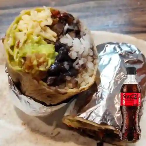 Combo Burrito (De 1 Carne) + Cocacola S/az 400ml