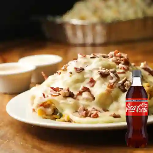 Combo Arepa Mixta + Coca-Cola Sabor Ligero 400 ml