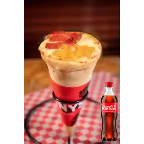 Combo Pizza Hawaiana + Coca Cola Original 400 ml