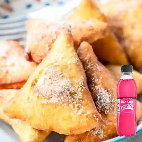Combo Sopapillas + Postobón Manzana Sin Azúcar 400 ml