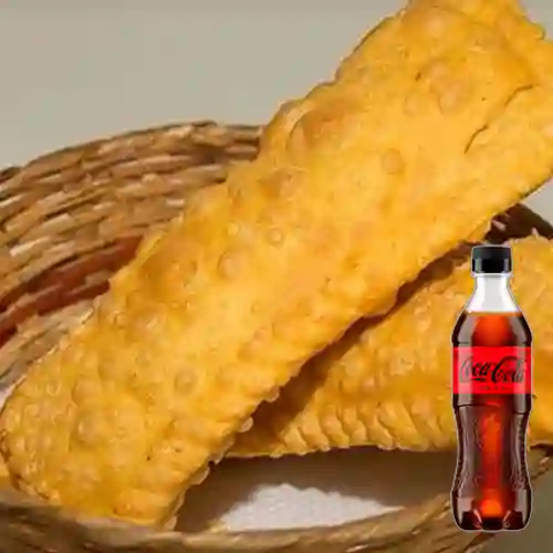 Combo Flauta de Jamón & Queso + Coca-Cola ZERO 400ml