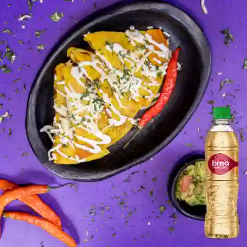 Combo Quesadilla + Brisa Manzana 600 ml
