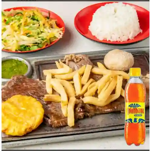 Combo Carne a la Plancha + Colombiana 400 ml