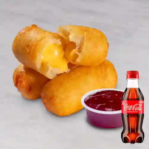 Combo Palitos de Queso Cheddar + Coca Cola Original 250ML