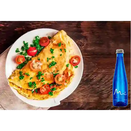 Combo Omelette Completo + Agua Mineral