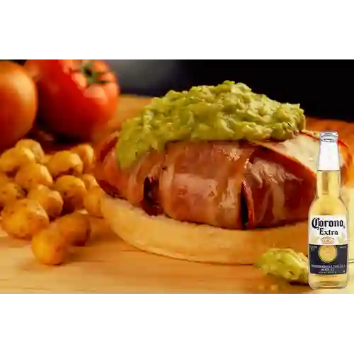Combo Hamburguesa # Eragoldeyepes! + Corona 350 ml