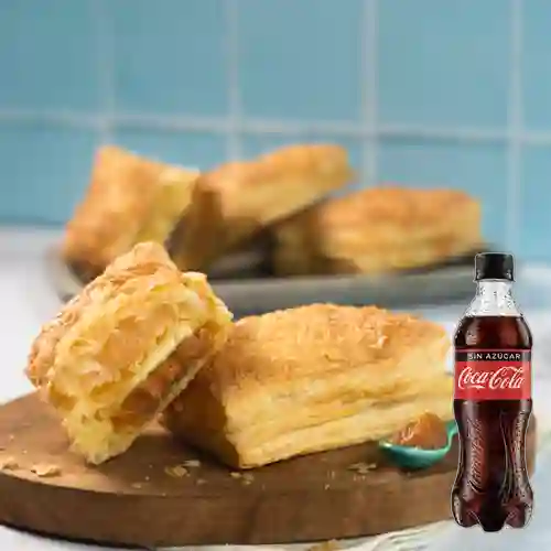 Combo Pastel de Arequipe&Queso +Cocacola S/az 250ml