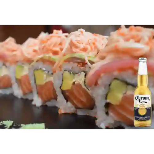 Combo Sunset Roll + Corona 350 ml