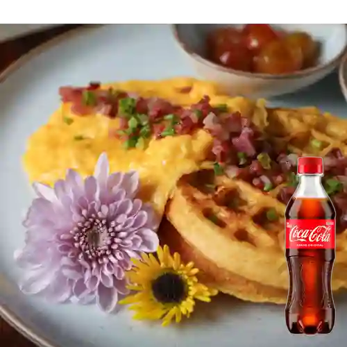 Combo Wafles Choclo + Coca Cola Original 400 ml