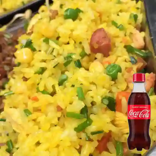 Combo Arroz Ranchero + Coca-cola Sabor Original 250ml