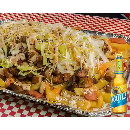 Combo Salchipapa Costeña Mini Mixta + Aguila Light 350ml