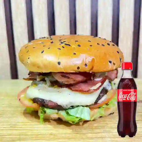 Combo Hamburguesa Ranchera +Cocacola Orig 400ml