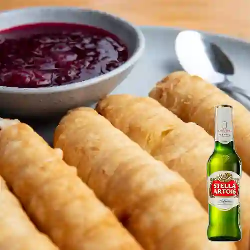 Combo Palitos de Queso + Stella Artois 355 ml