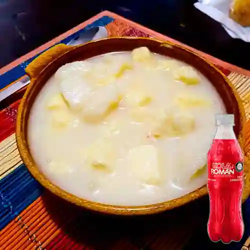 Combo Mote de Queso Grande + Kola Román Original 400ML