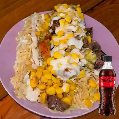 Combo Chuzo Mixto&Mazorca +Cocacola S/az 400ml
