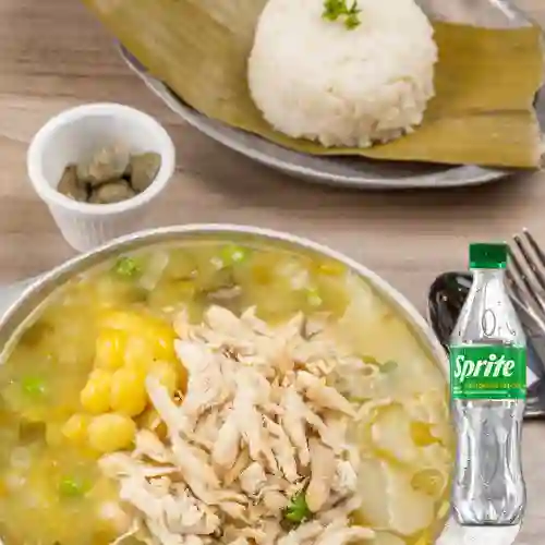 Combo Taza de Ajiaco + Sprite Original 400ml