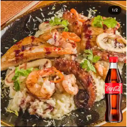 Combo Risotto la Camarona + Coca-cola Original 300 ml