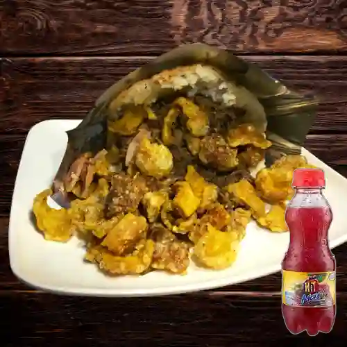 Combo Arepa con 5 Opciones + Hit Mora 300 ml