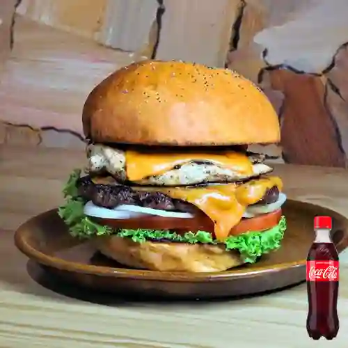 Combo Hamburguesa Gaucha +Cocacola Orig 400ml